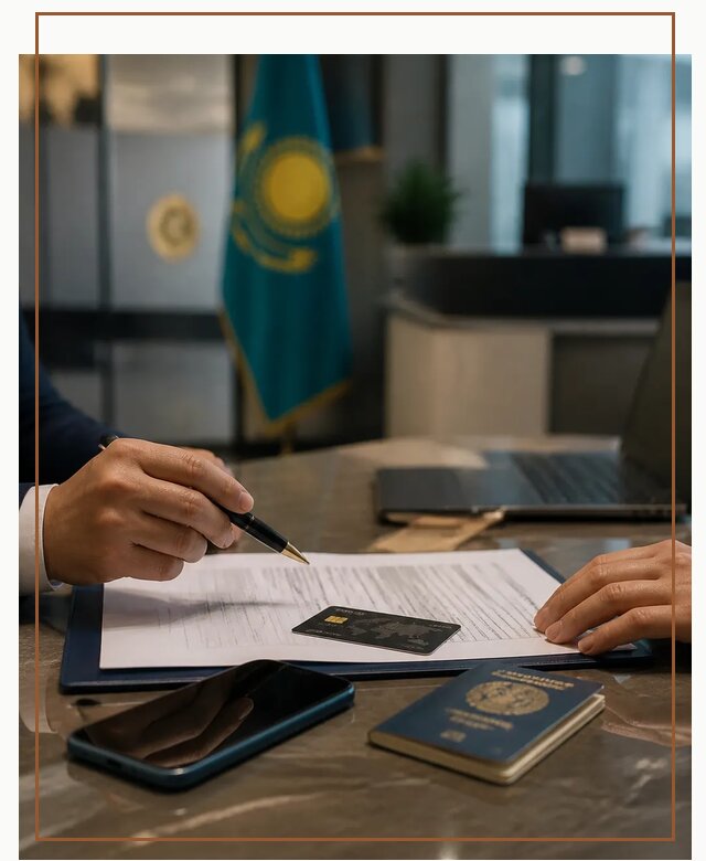 Открытие счета и банковской карты в Казахстане в Клинцах